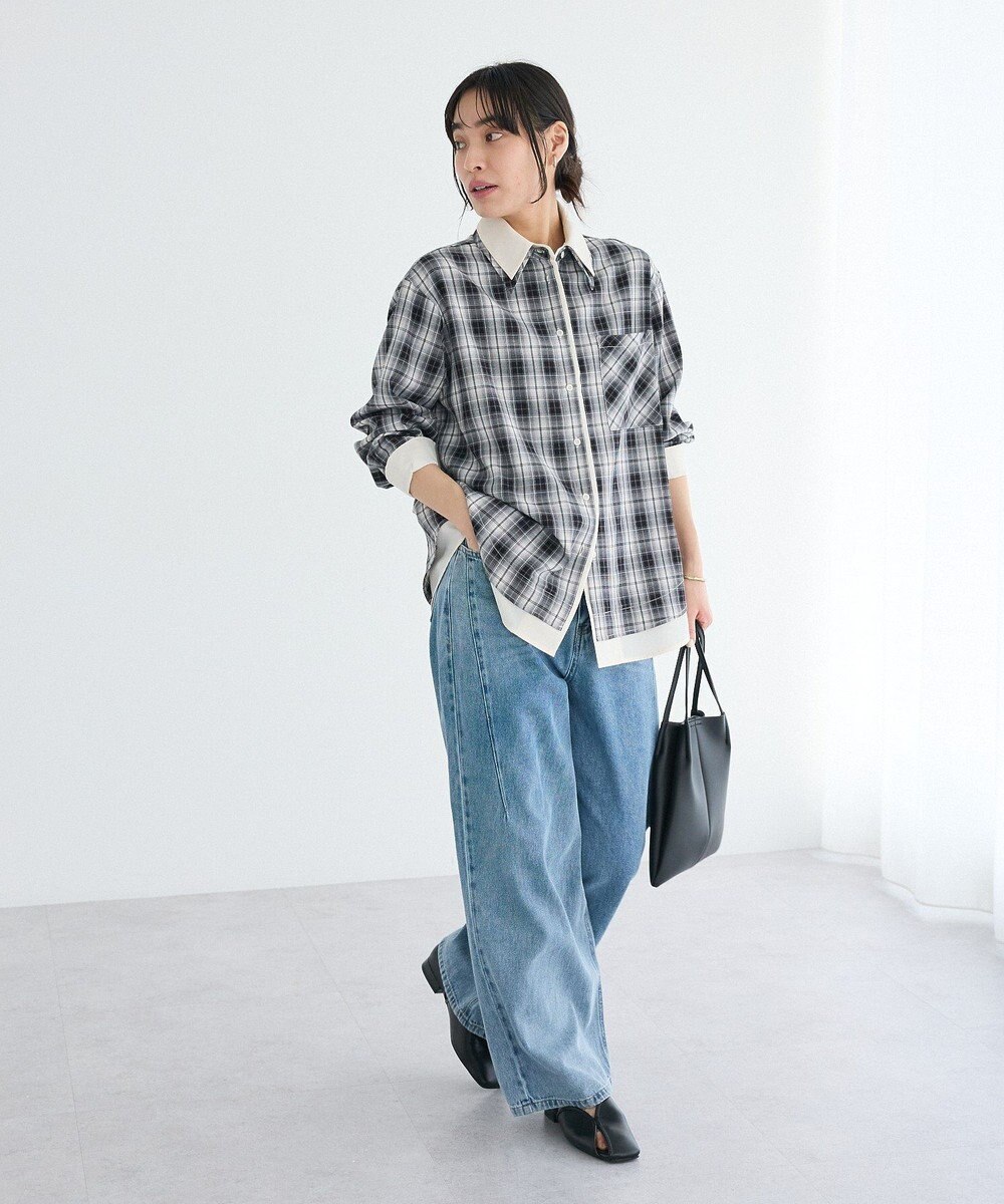 CRAFT STANDARD BOUTIQUE レイヤードライクチェックシャツ 