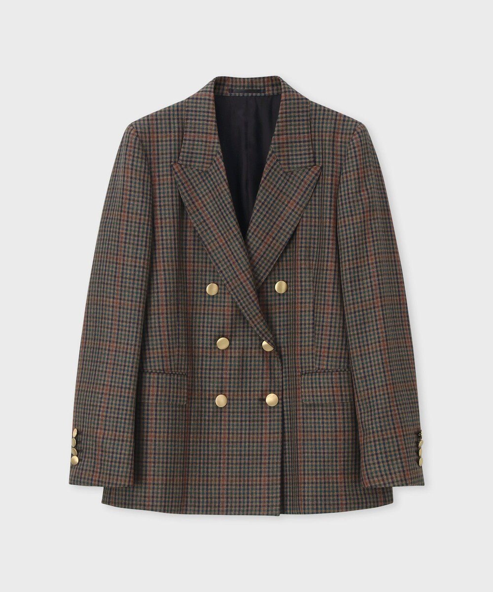 Paul Smith クラシックガンクラブチェック ダブルジャケット 