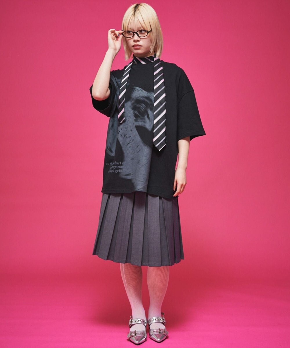 WEGO 【ユニセックス着用ITEM】ラインストーングラフィックT（SS） 