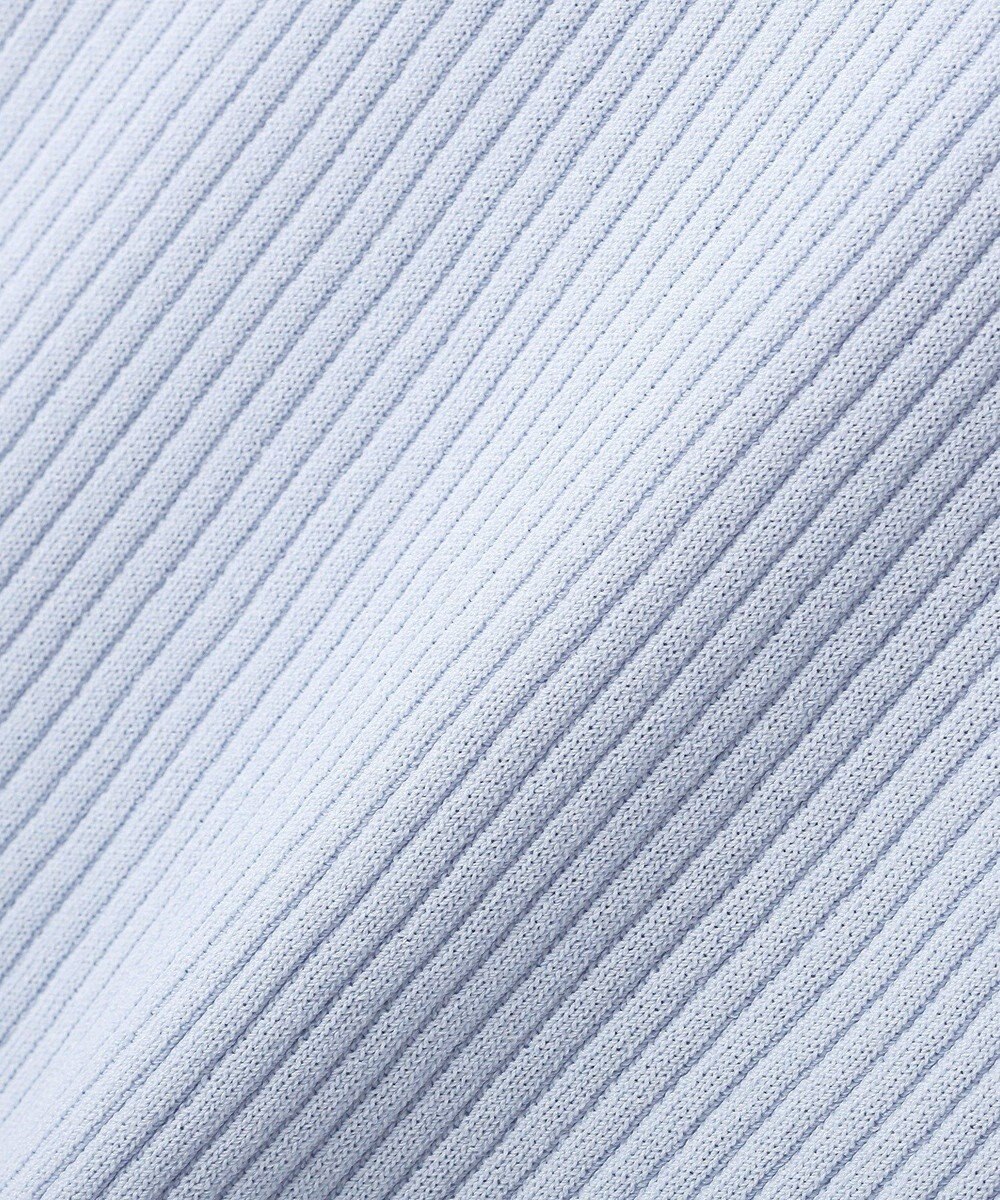 YECCA VECCA 袖口シアーリブニット 