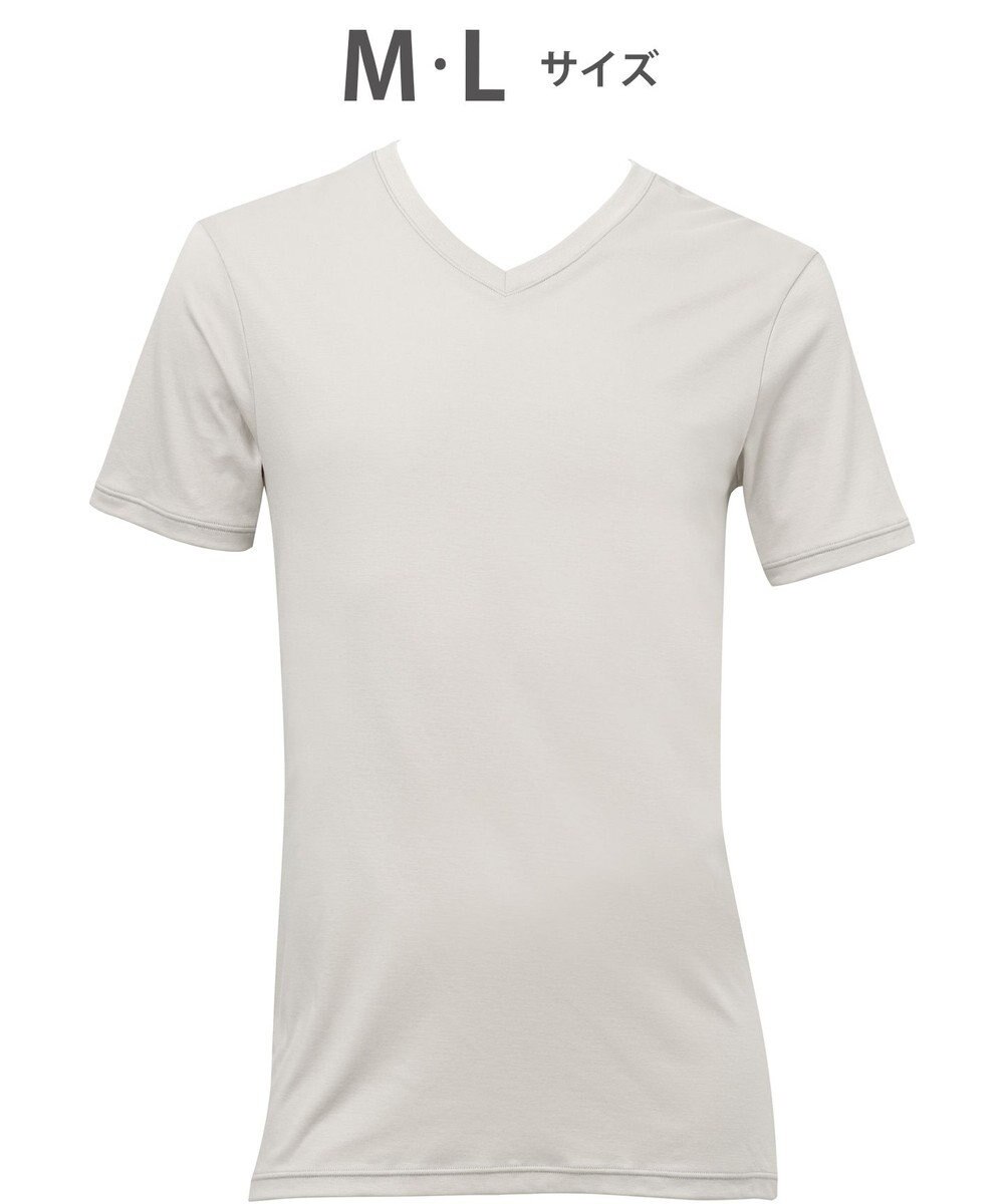 WACOAL MEN WACOAL MEN あったかインナー Vネック 3分袖 綿100％ 保温性 やわらかさが続く 静電気が起こりにくい 毛玉になりにくい 後裾長め設計 インナー メンズ WL5102 /ワコールメン 