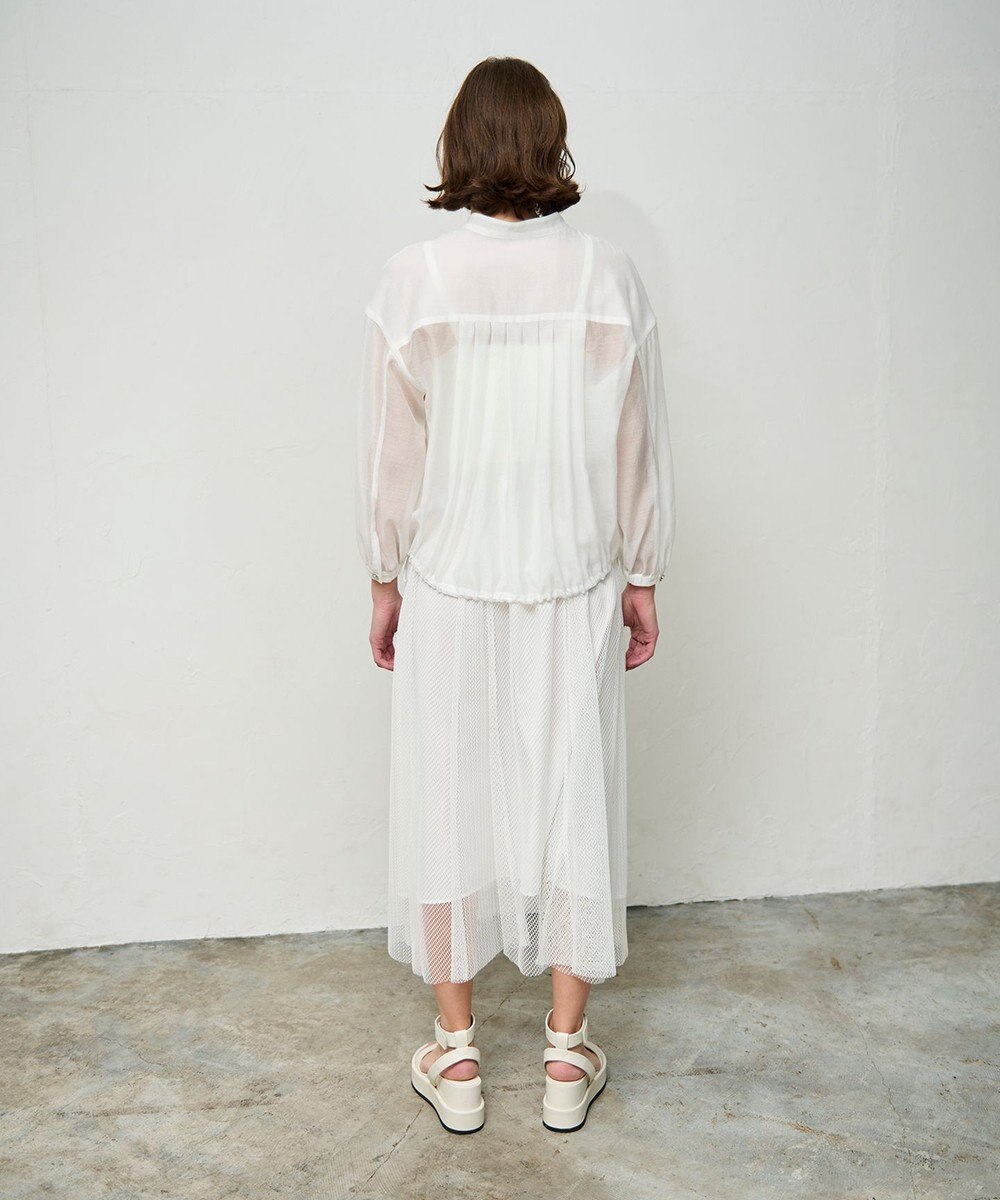 GRACE CONTINENTAL シアードレープブルゾン 