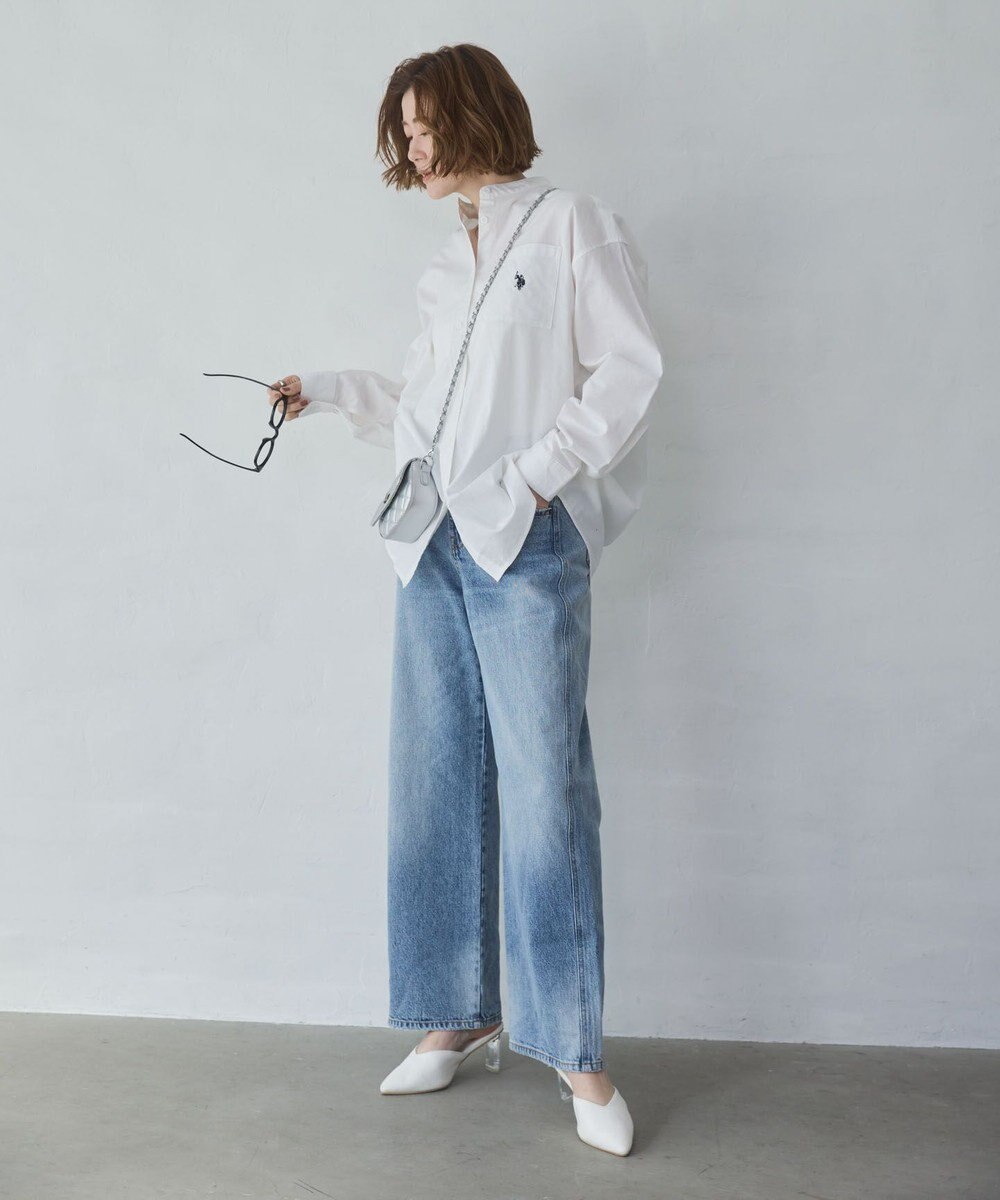 WEGO 【XS～Lサイズ展開/美脚】ストレートデニムパンツ 