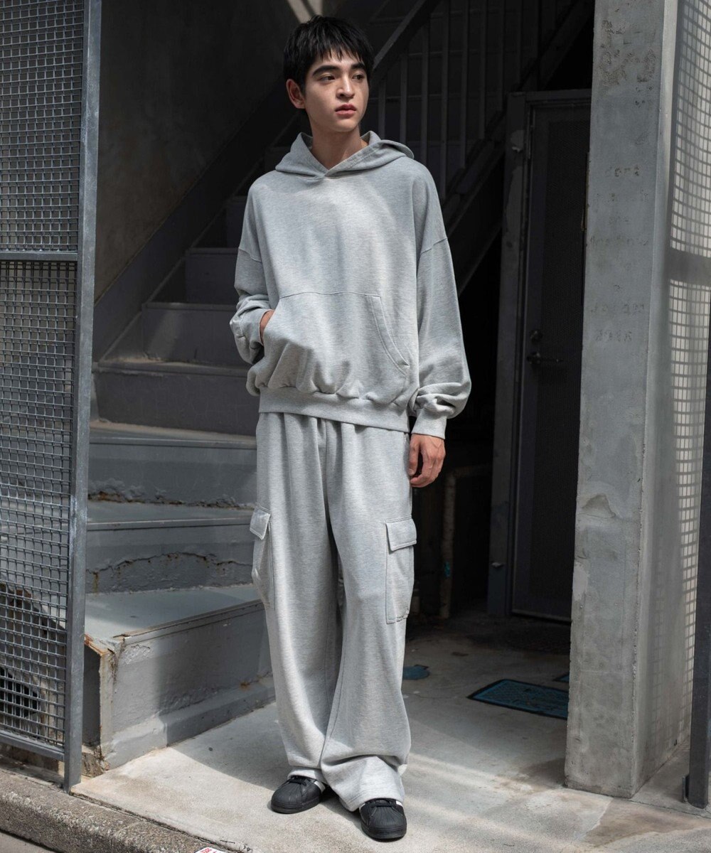 WEGO 【ユニセックス着用ITEM】バルーンクロップドプルパーカー 