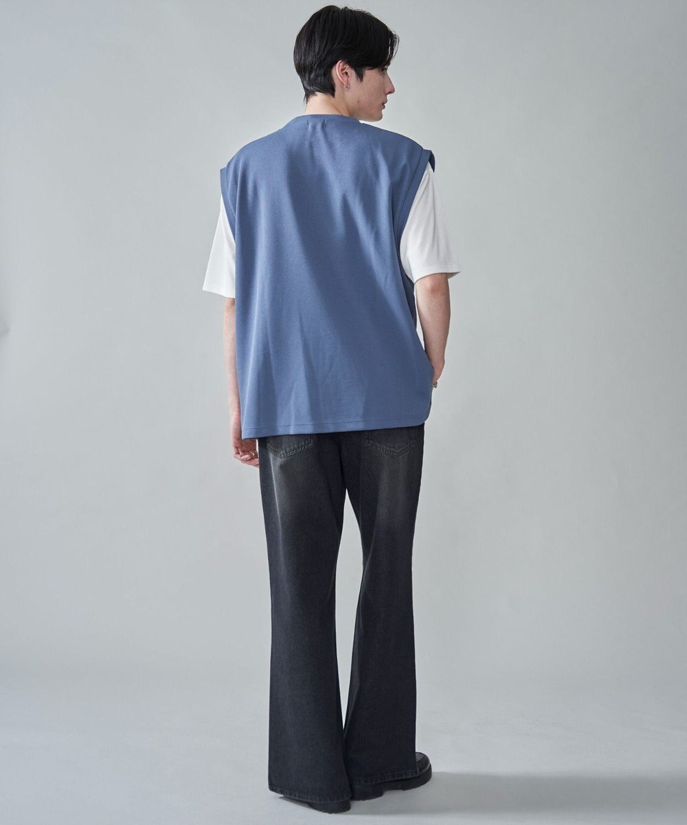 WEGO 【２点セット/ベスト×Tシャツ】アンサンブルベスト（SS） 