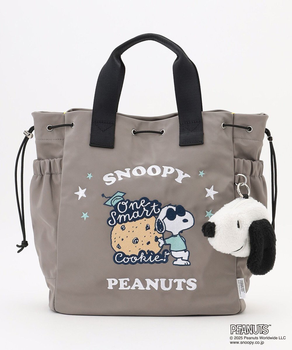 Y'SACCS SNOOPYデザイン 2way巾着トート(クッキー） 