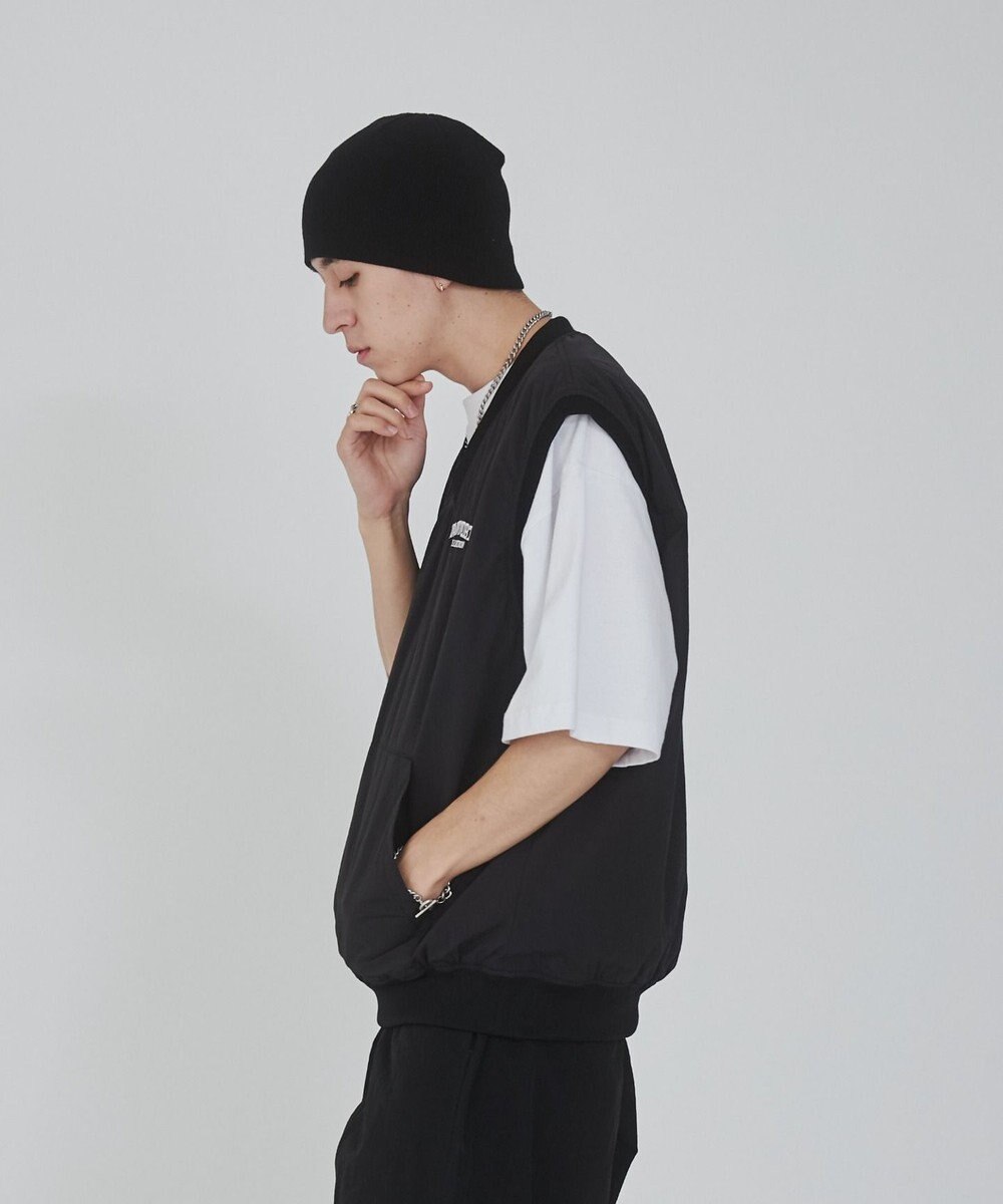 WEGO ナイロンVネックベスト 