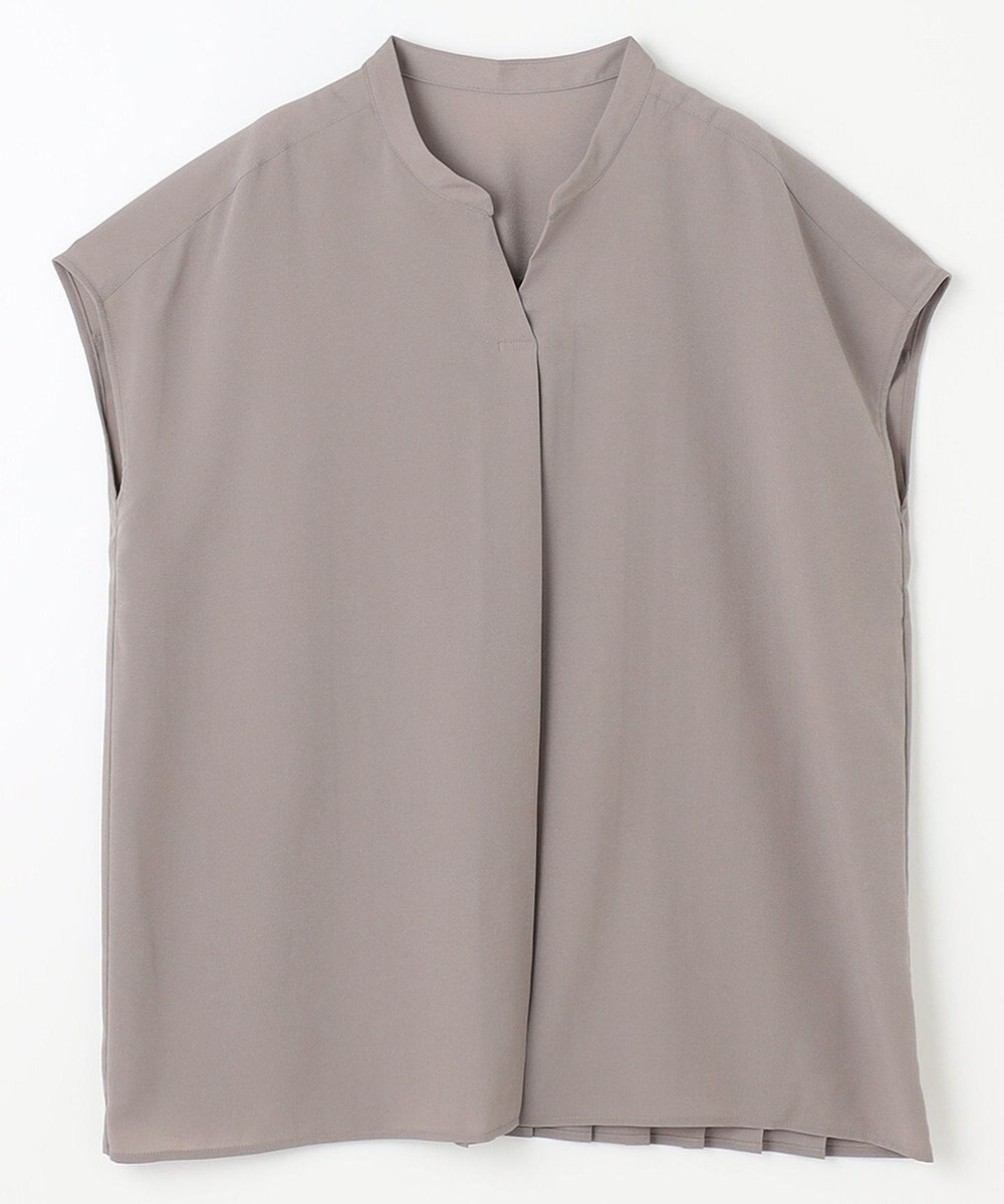 ANY 【洗濯機可】バックプリーツブラウス 