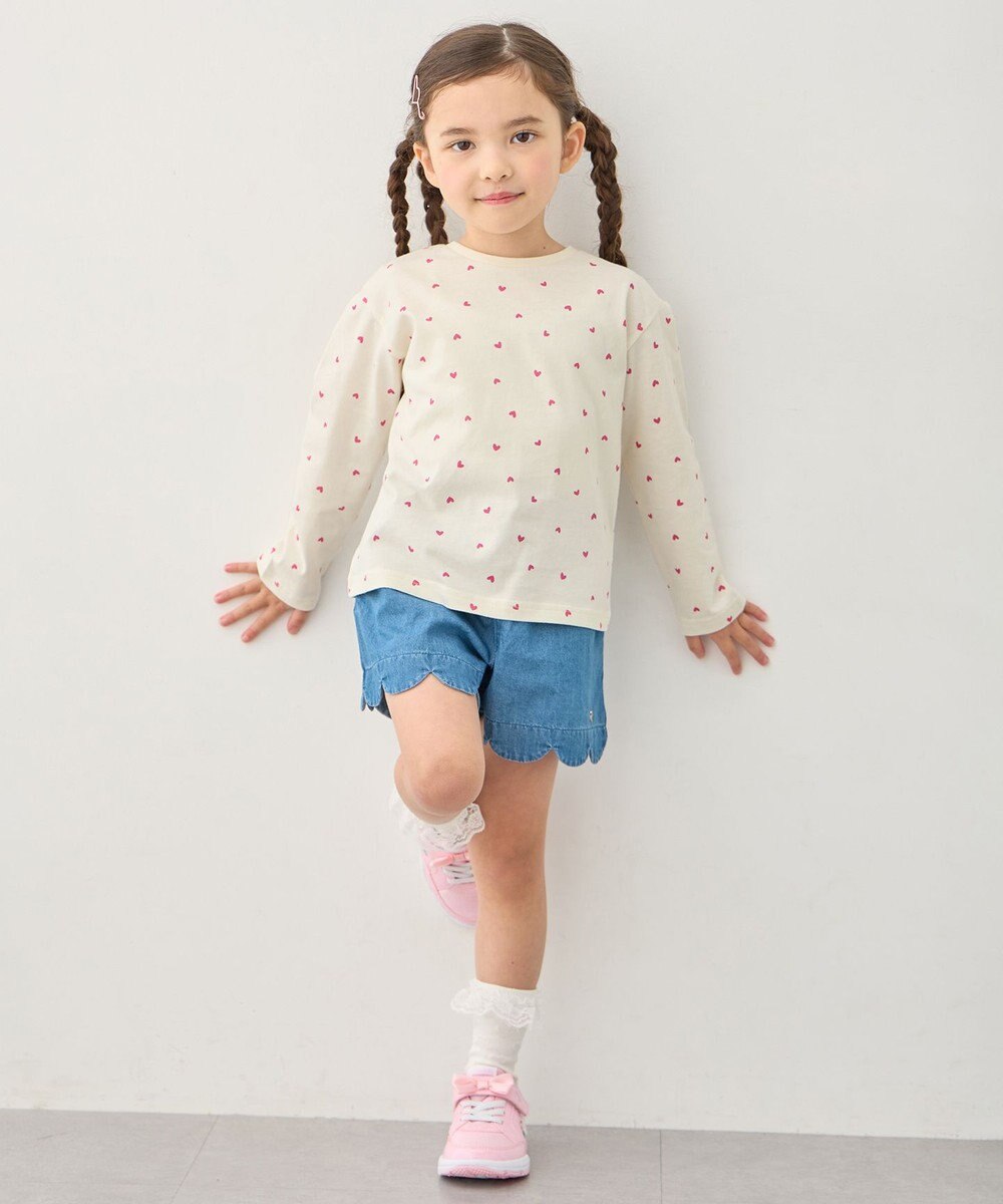 ANY KIDS 【一部店舗/WEB限定】【綿100%】プリント 長袖Tシャツ 