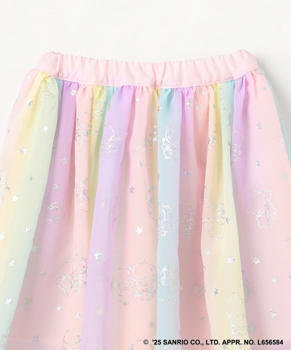 ANY KIDS 【any FAM× リトルツインスターズ 】キキ＆ララ シフォンスカート 