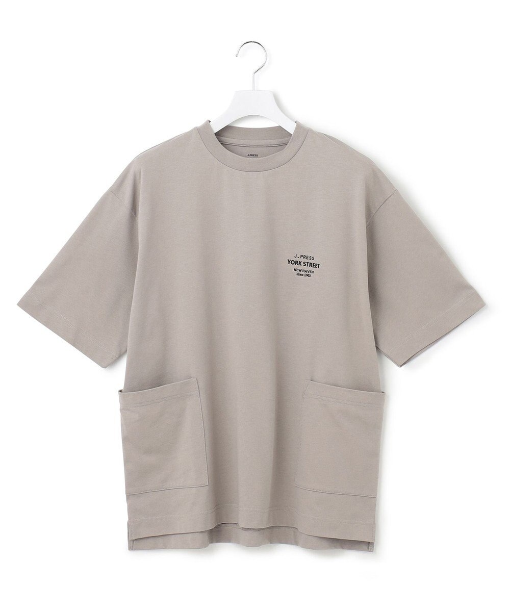 J.PRESS YORK STREET 【UNISEX】ワンポイント腰ポケットTシャツ 