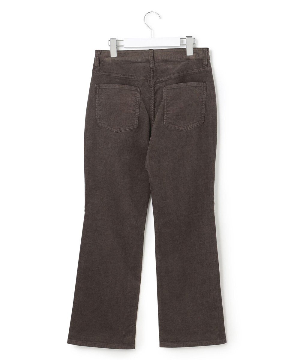 23区 【SLOW】ストレッチ コーデュロイ ストレート フレア パンツ 