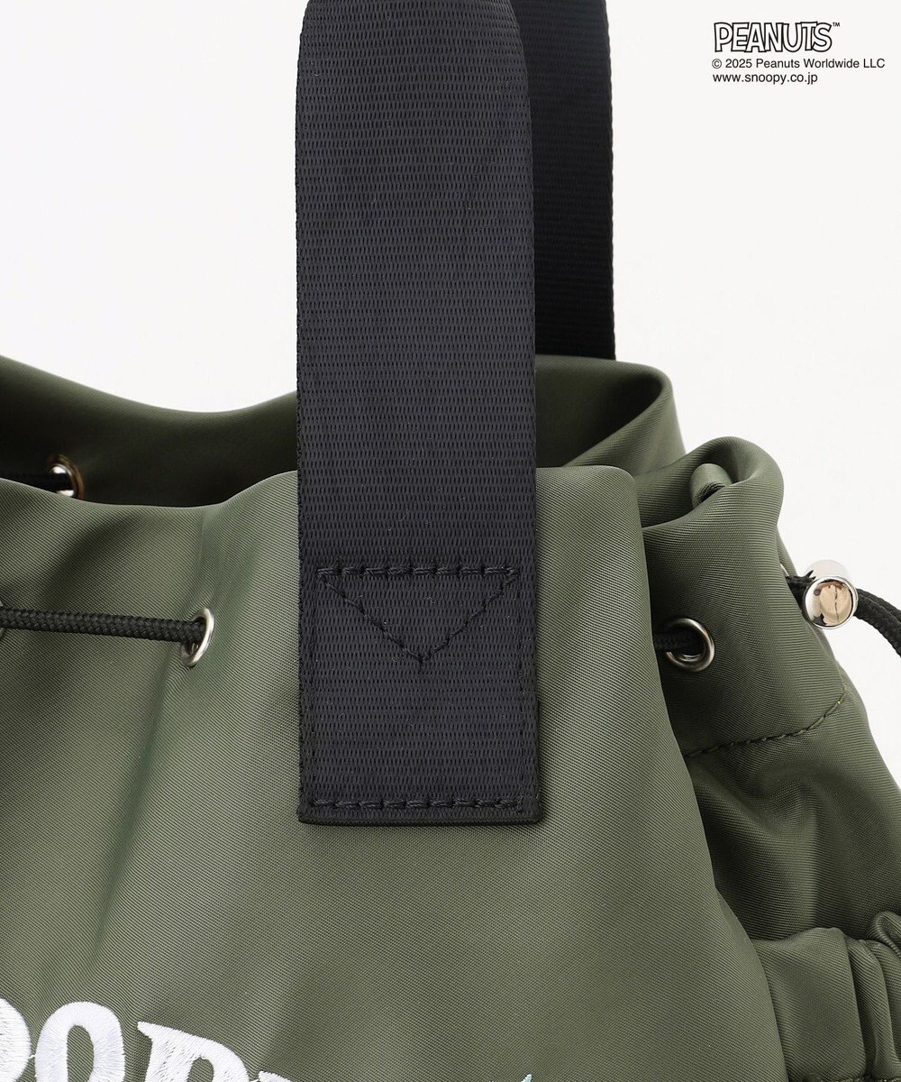 Y'SACCS SNOOPYデザイン 2way巾着トート(クッキー） 