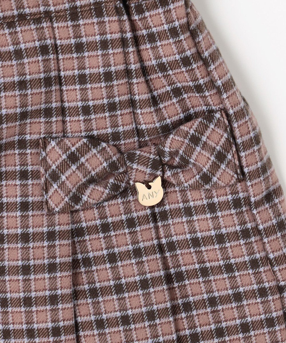 ANY KIDS チェック柄 ショートパンツ 