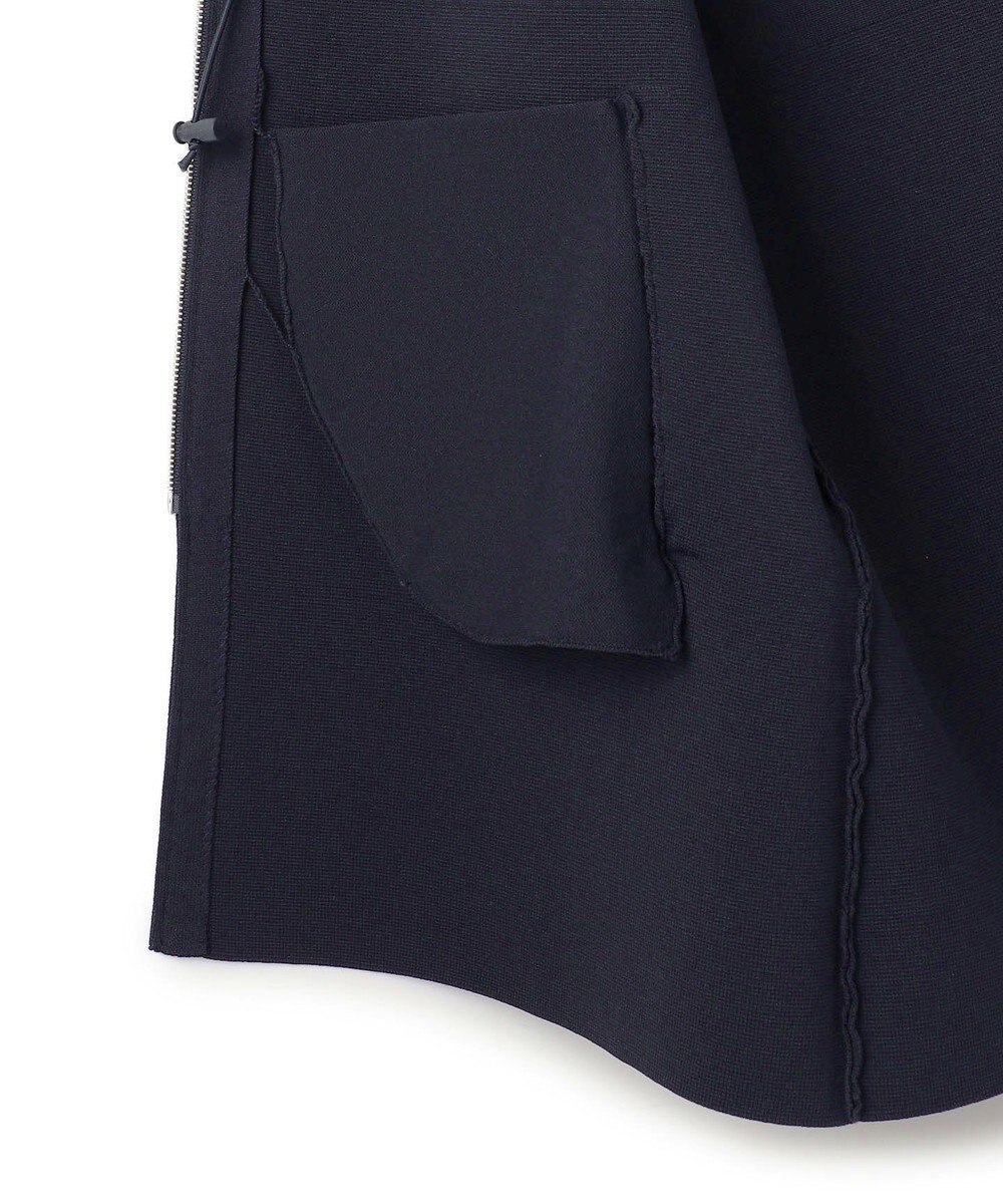 UNFILO 【セレモニー】BEAUTY FORM KNIT ZIPジレ 