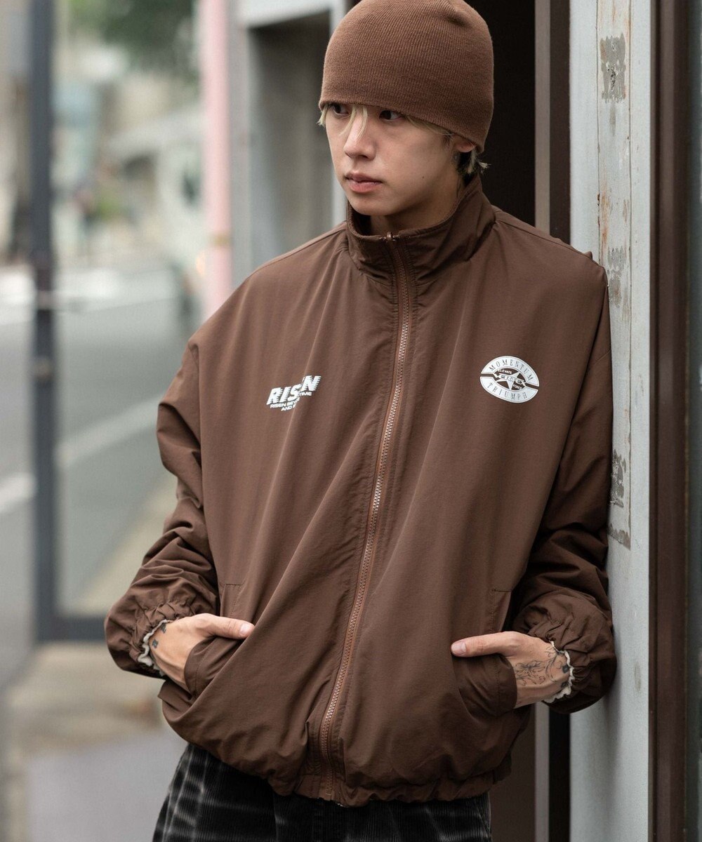 WEGO 【ユニセックス着用ITEM/リバーシブル/2WAY】リバーシブルフリースブルゾン 