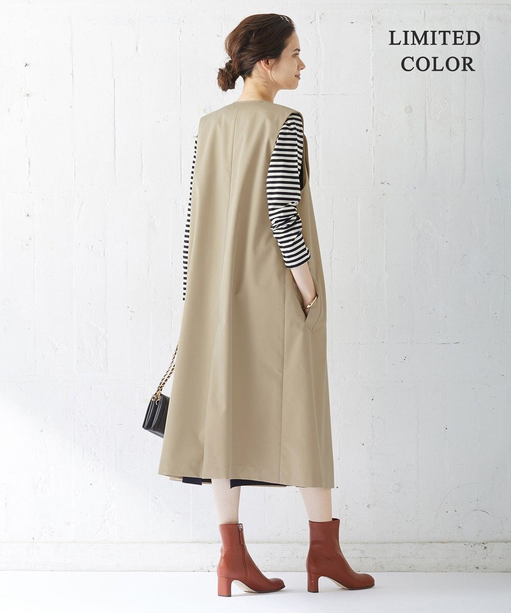 ICB L T/Cシャンブレーツイル 3WAYコート 