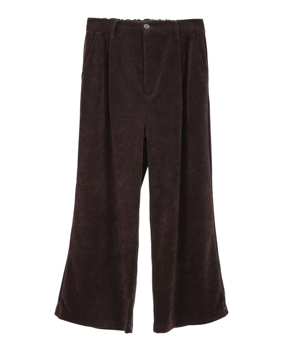 Green Parks コーデュロイワイドパンツ 
