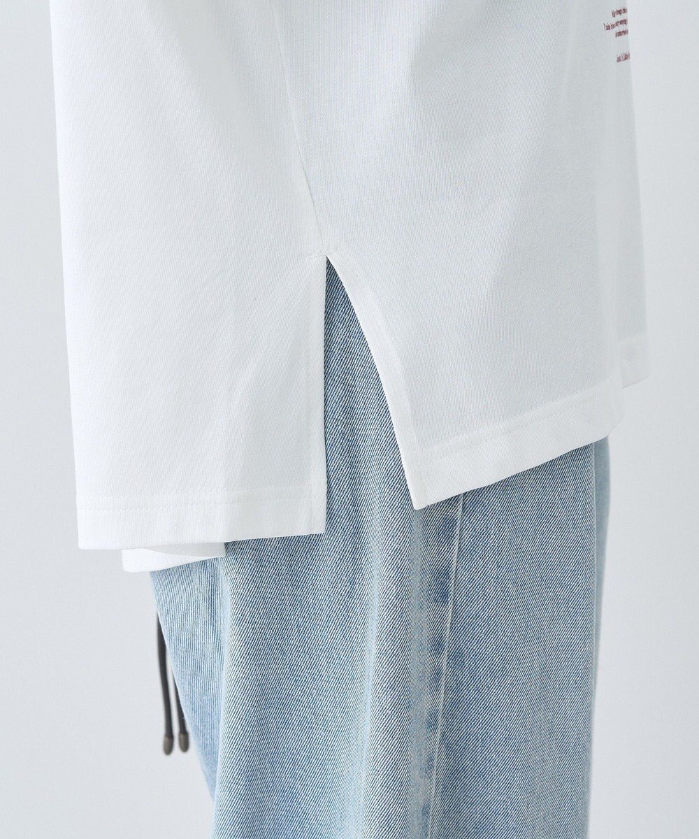 earth music&ecology 【接触冷感】アソートプリントレギュラースリットＴｅｅ 