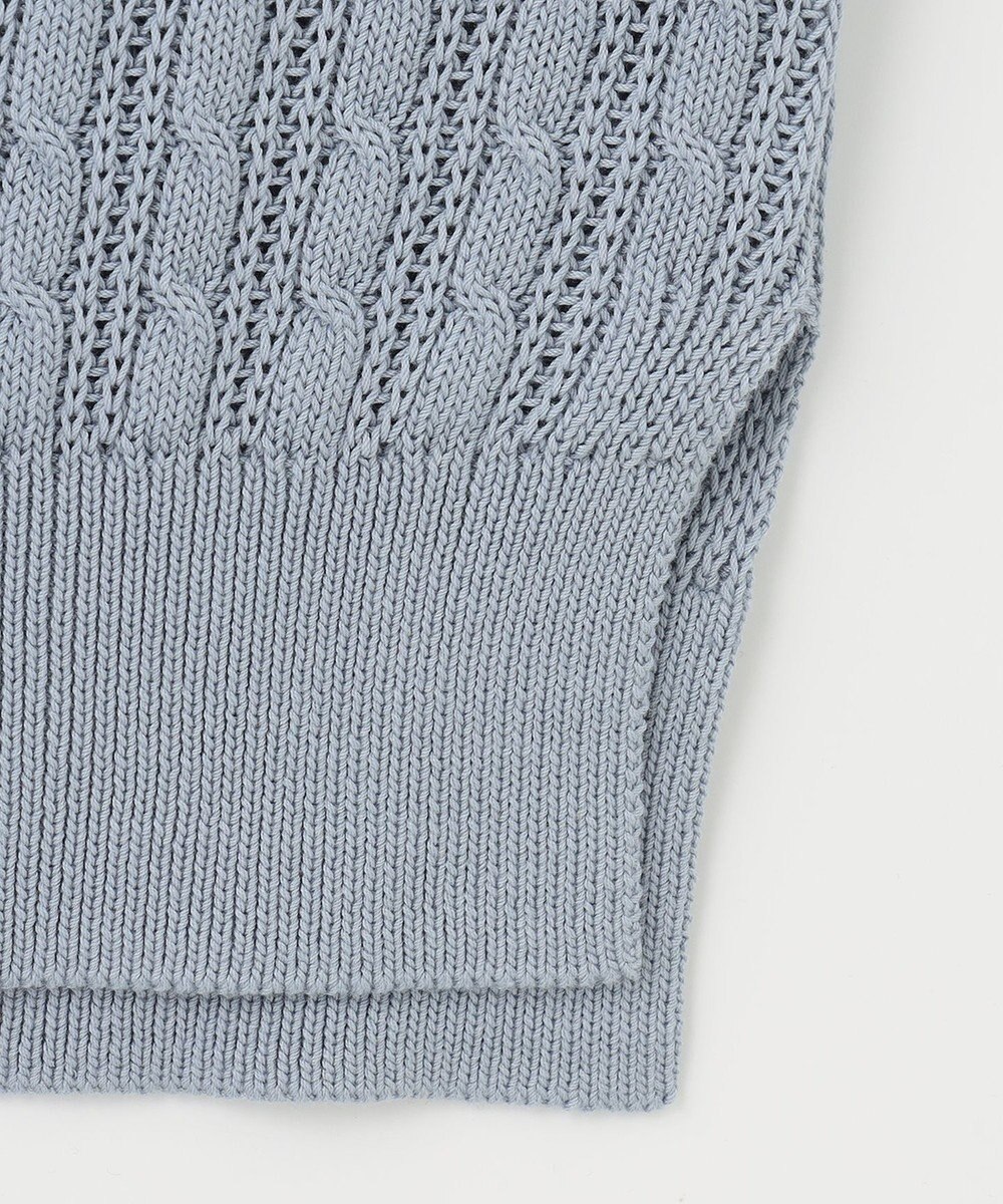 J.PRESS LADIES L 【洗える】 ギザマーセライズコットン ニット 