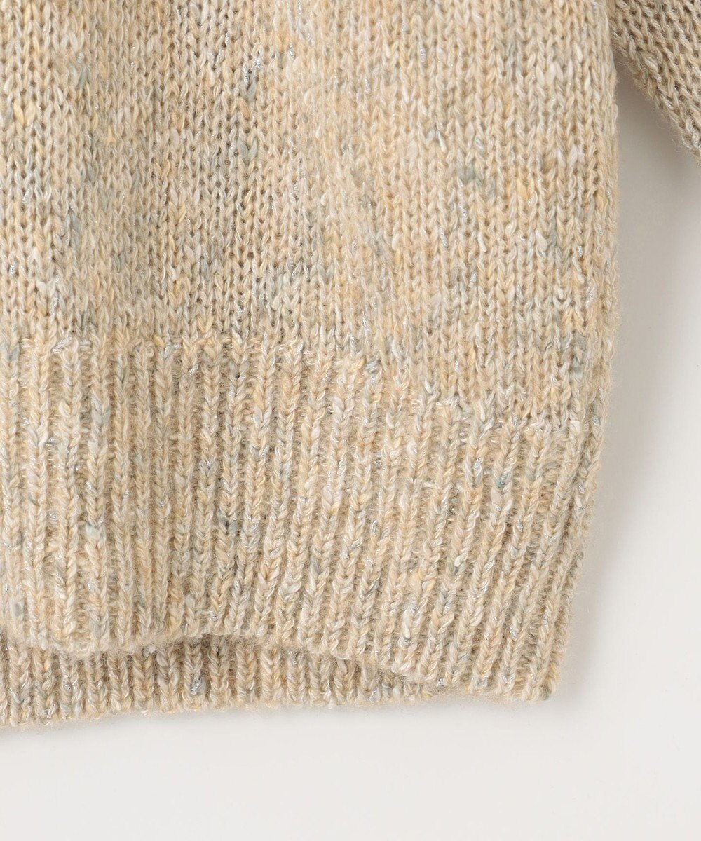 J.PRESS LADIES 【洗える】WARMY LUREX Vネック ニット 