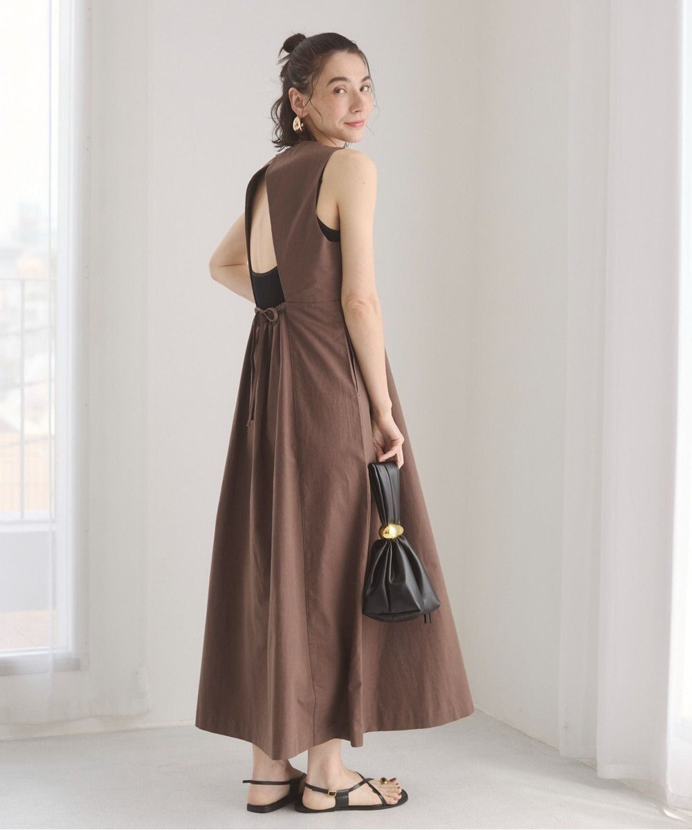 WEGO 【ANGIE VINTAGE】バックオープンノースリーブワンピース 