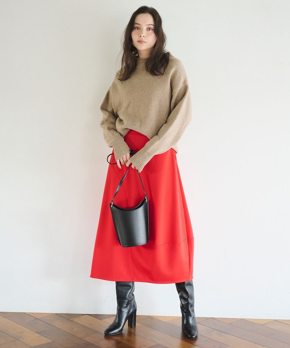 #Newans ラウンドステッチスカート 