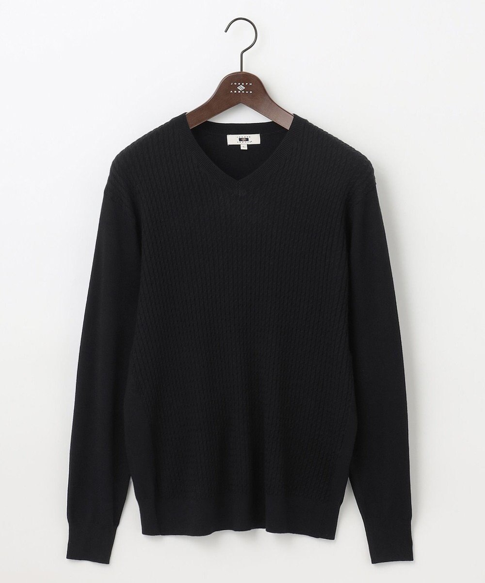 JOSEPH ABBOUD 【チクチクしない/イージーケア/3シーズン対応】 コンフォート Ｖネック セーター 