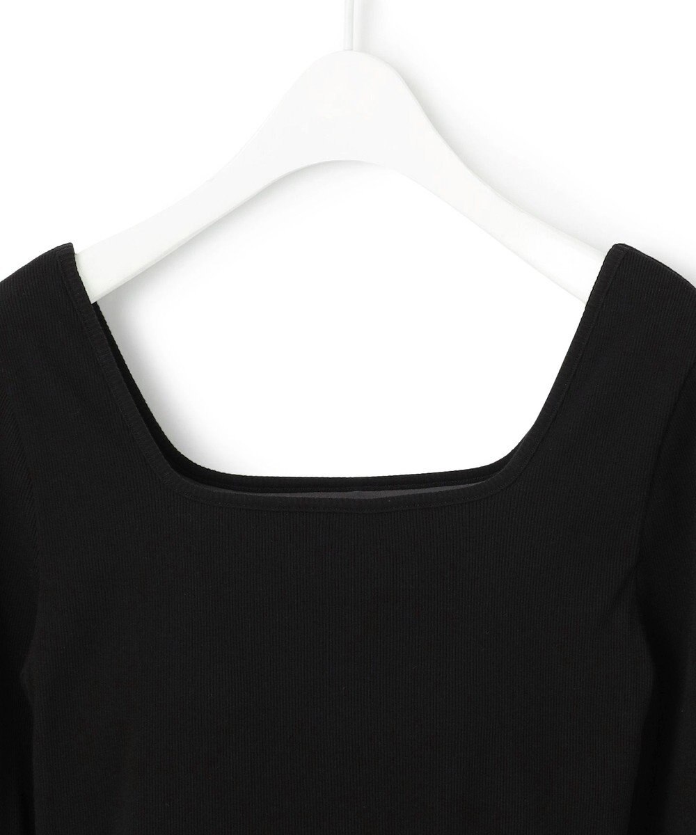 ICB 【洗える】【OUR WACOAL コラボ】カップイン スクエアネックロングTシャツ 