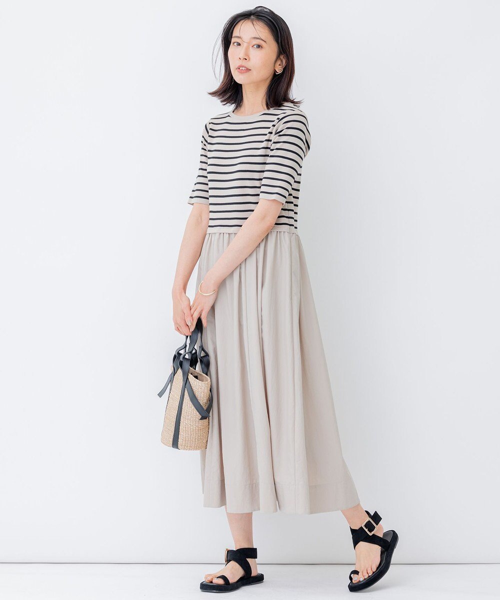 23区 VIOLAd'ORO MIRO レザーポケット ハンドバッグ 