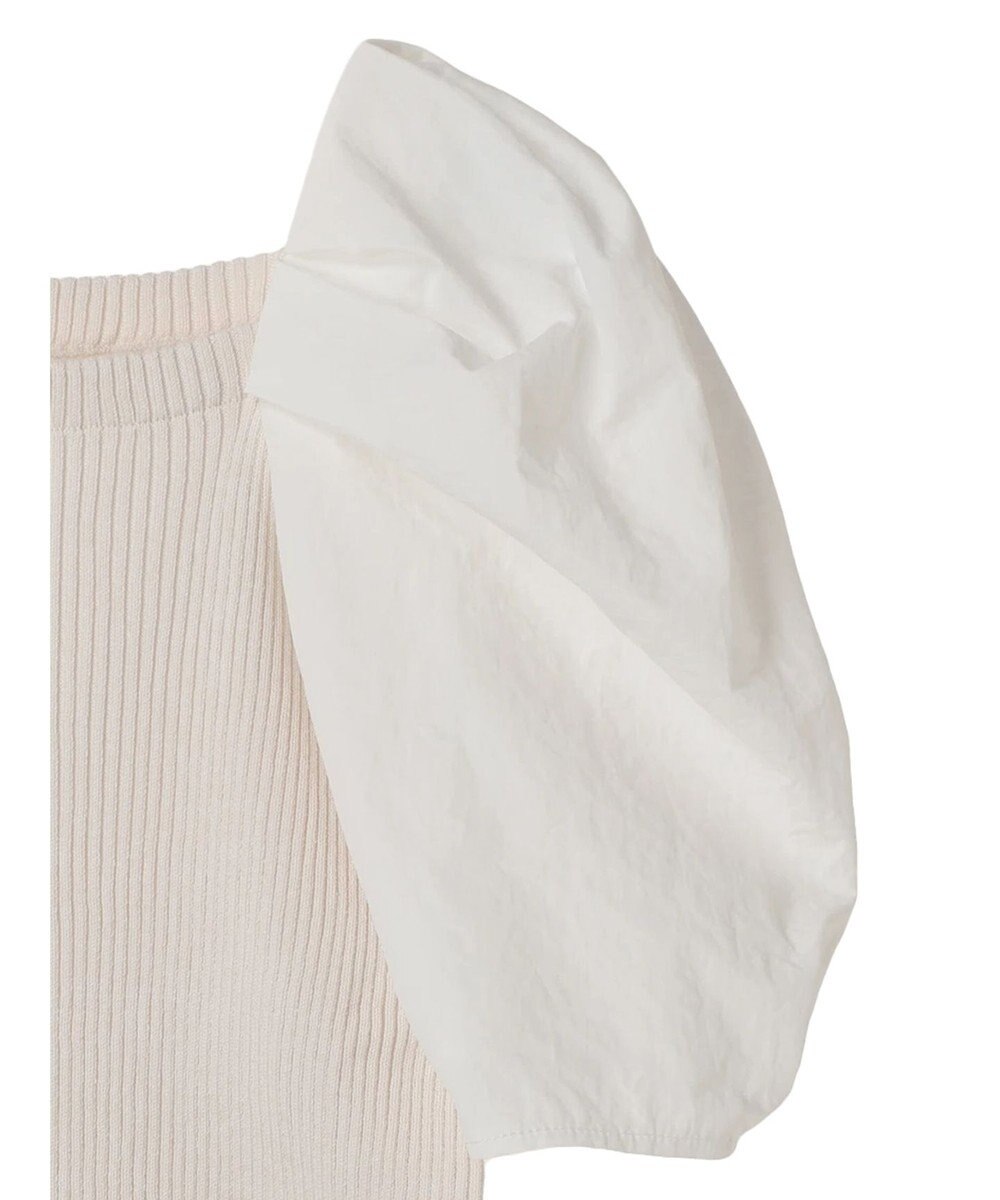 Green Parks ・ＡＮＤ　ＳＥＡＲＣＨ　布帛スリーブニットプルオーバー 