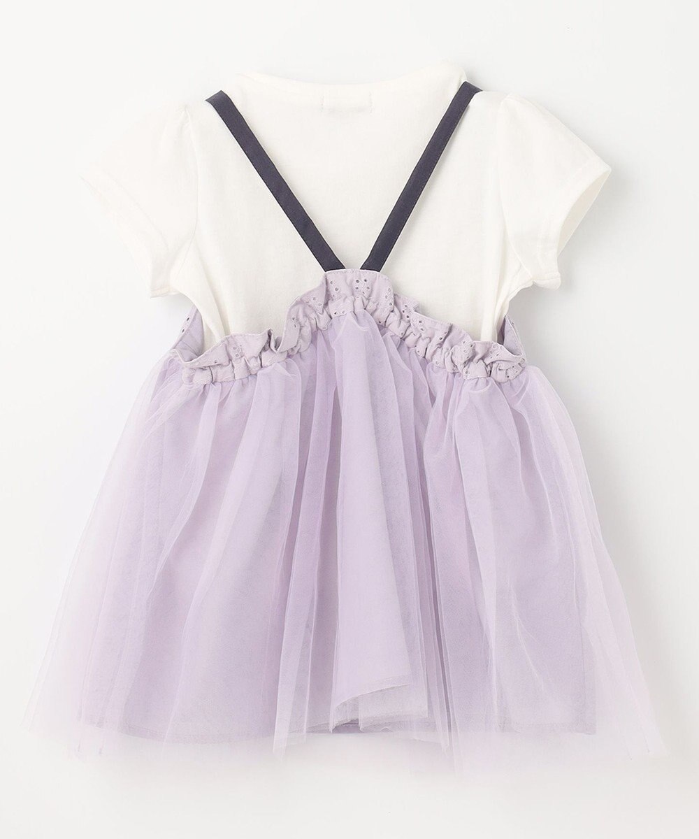 ANY KIDS チュールドッキングTシャツ 