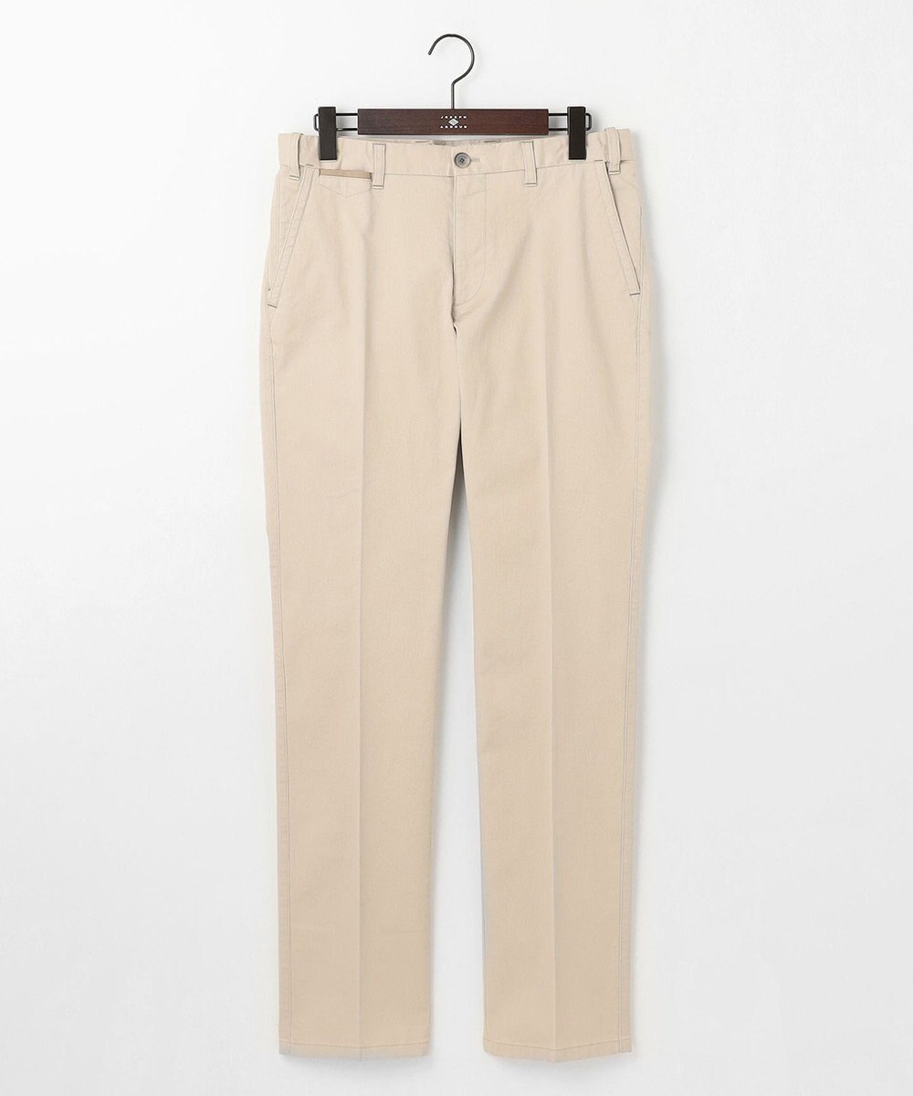 JOSEPH ABBOUD 【25SS・ウエストも伸びる！オーガニックコットン使用】ハイパワーオーガニックピケ パンツ 