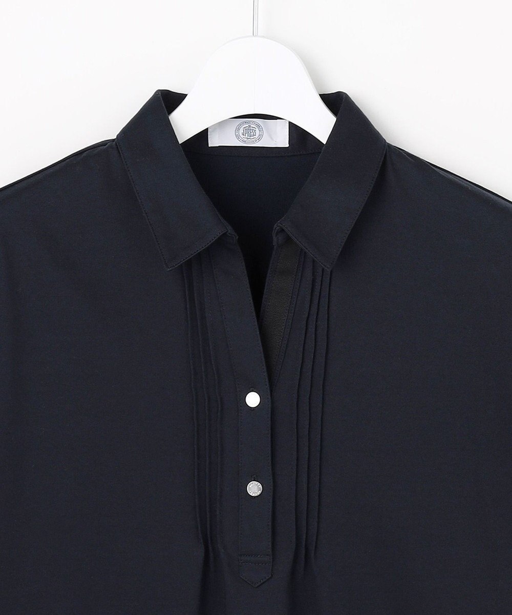 J.PRESS LADIES ドライコットン ポロ カットソー 
