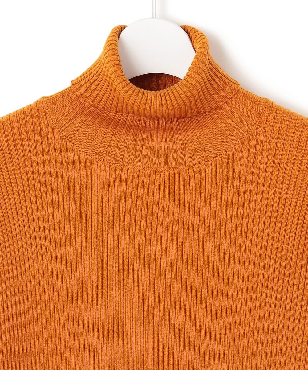 J.PRESS YORK STREET 【WOMEN】ANTI PILLING WOOL リブタートルニット 