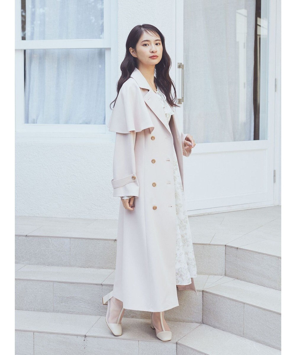 earth music&ecology ２ＷＡＹケープトレンチコート 