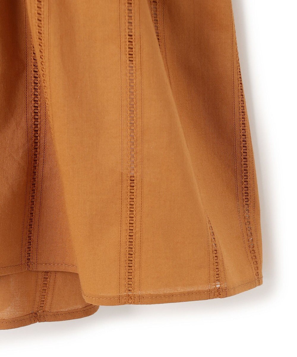 UNFILO ペプラム ギャザーブラウス 