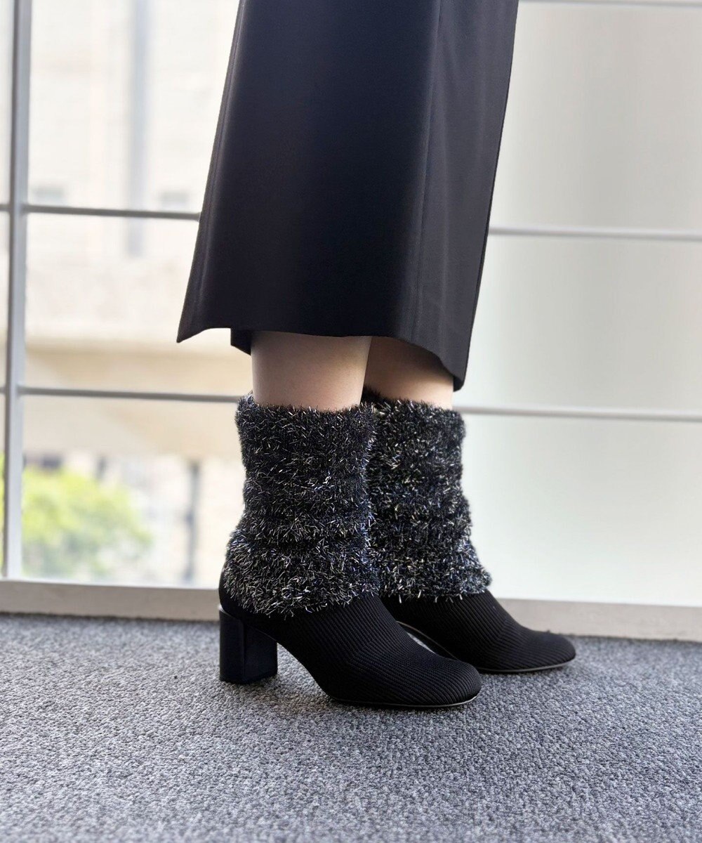 steppi 【洗える】ファー レッグウォーマー 