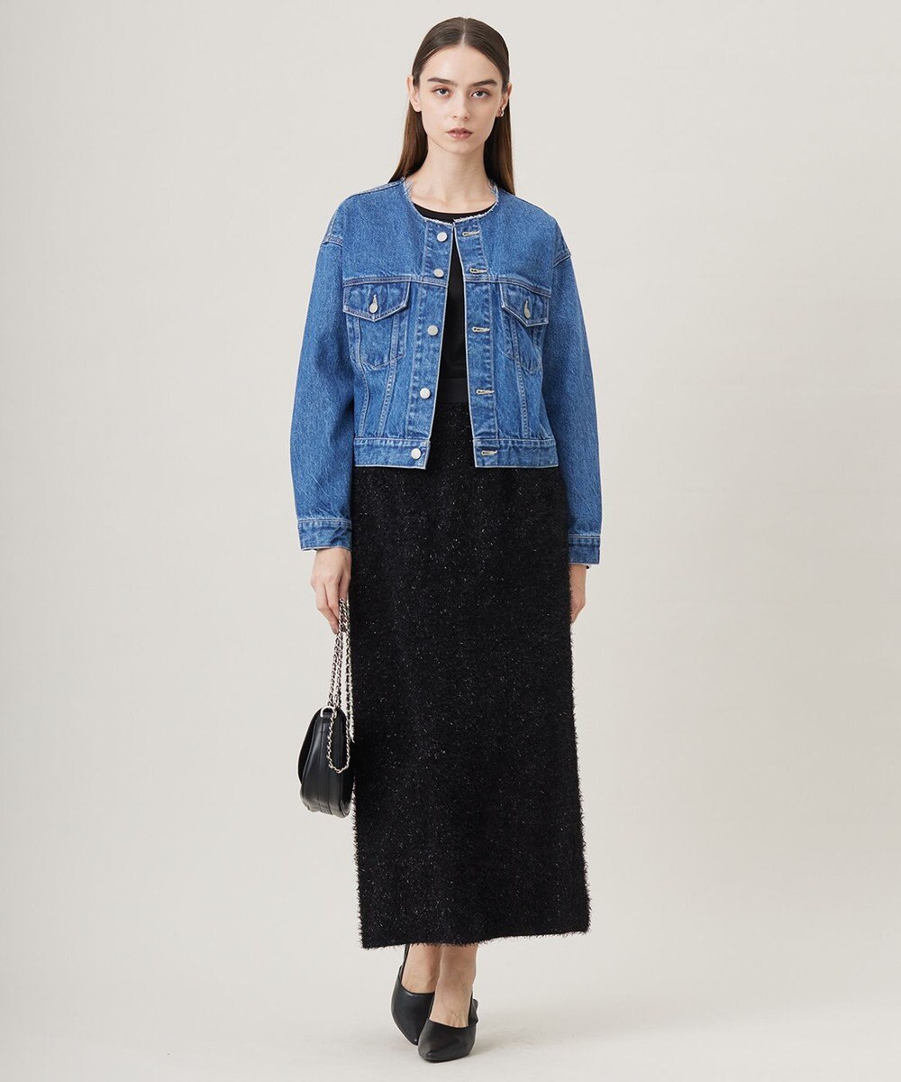 ICB L 【CLASSY.1月号掲載・洗える】ウォーターリサイクルデニム ジャケット 