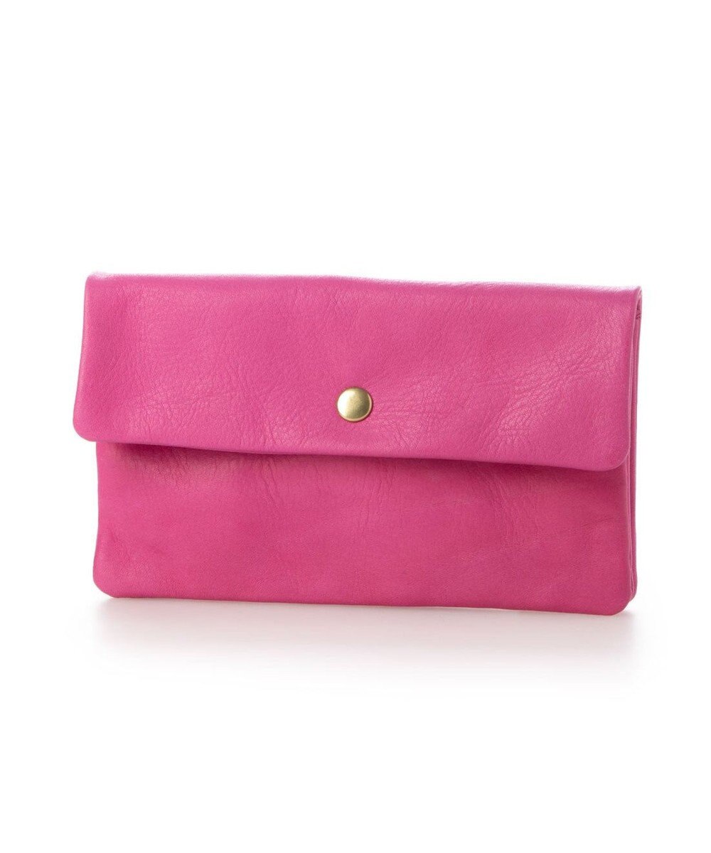 UNBILLION perche 牛革袋縫いかぶせ財布 