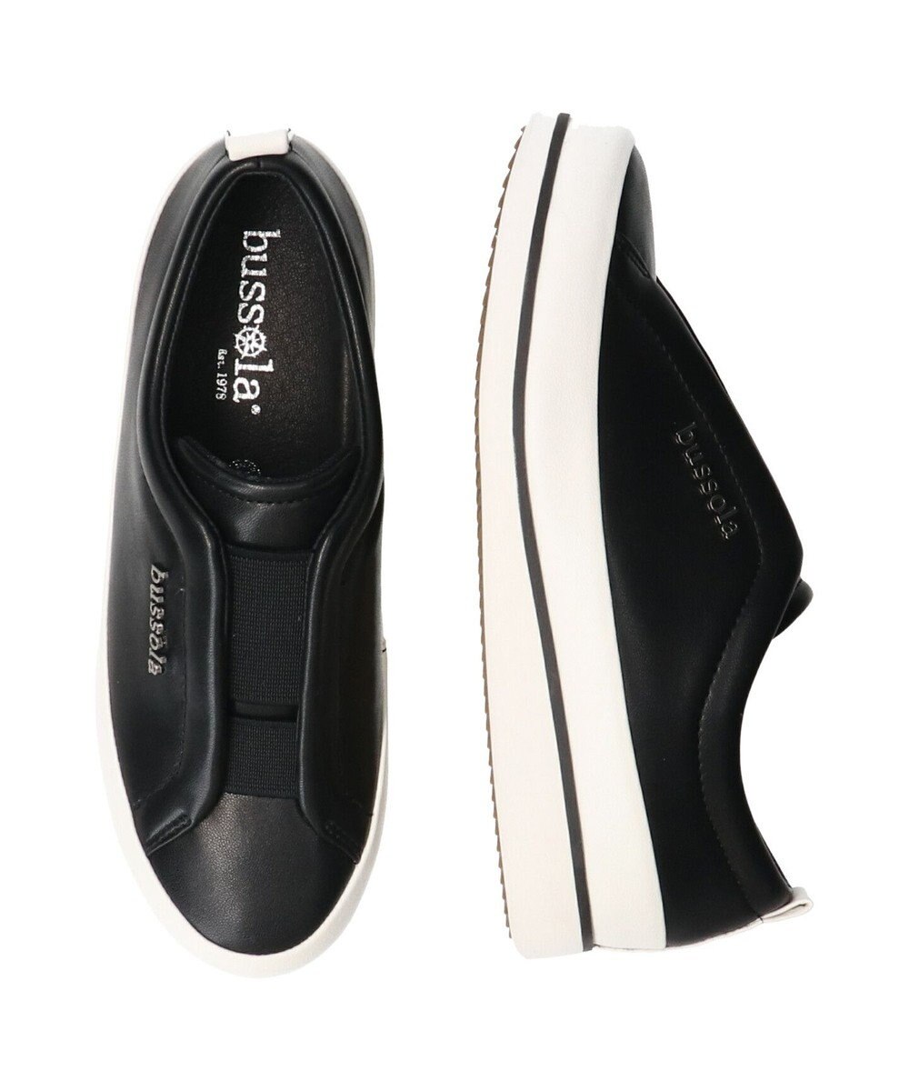 INTER-CHAUSSURES 【BUSSOLA】撥水フラットスリッポンスニーカー 