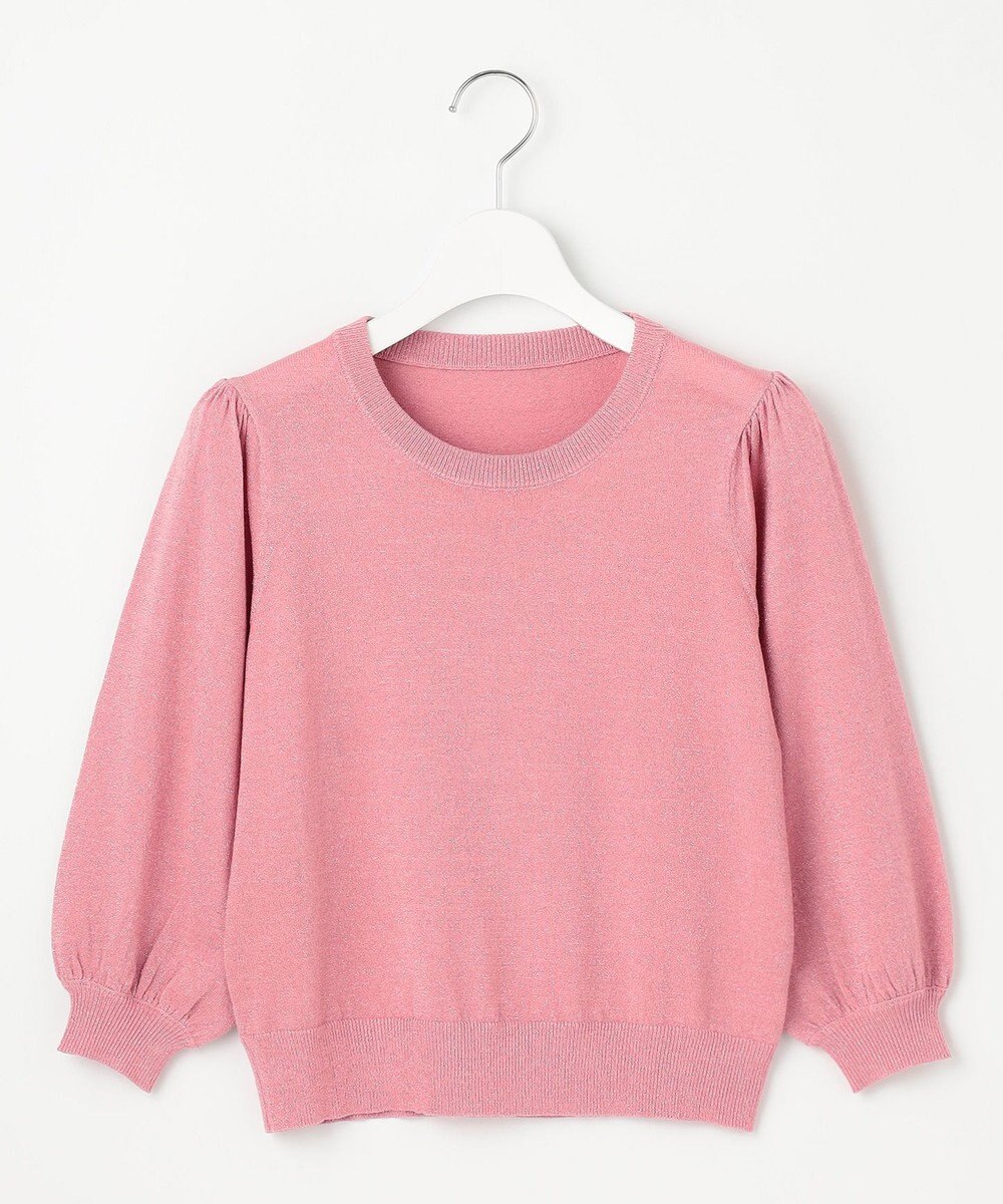 Feroux 【洗える】ラメ プルオーバーニット 