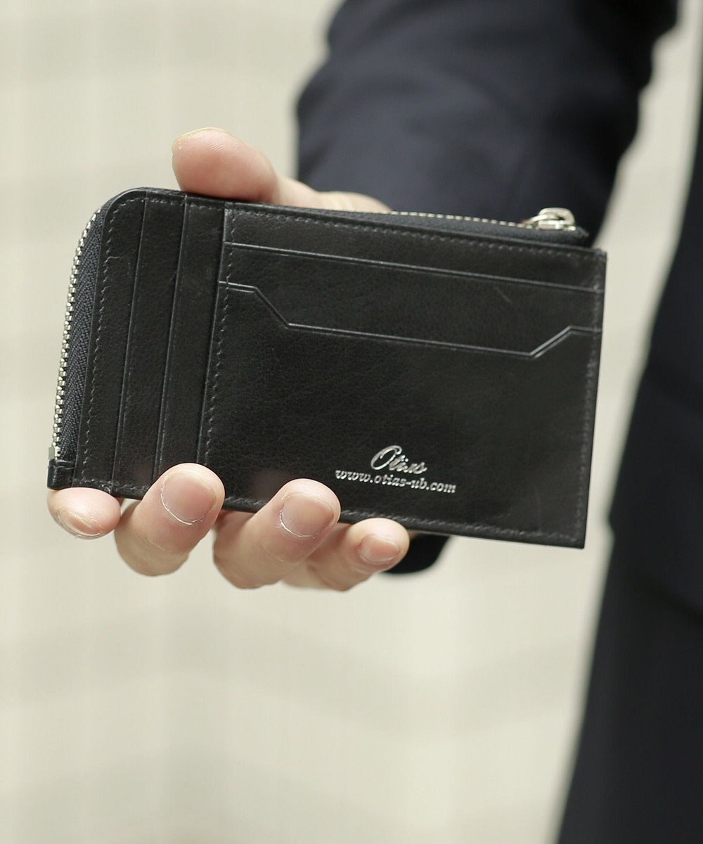 UNBILLION Otias バッファローレザーカードウォレット 