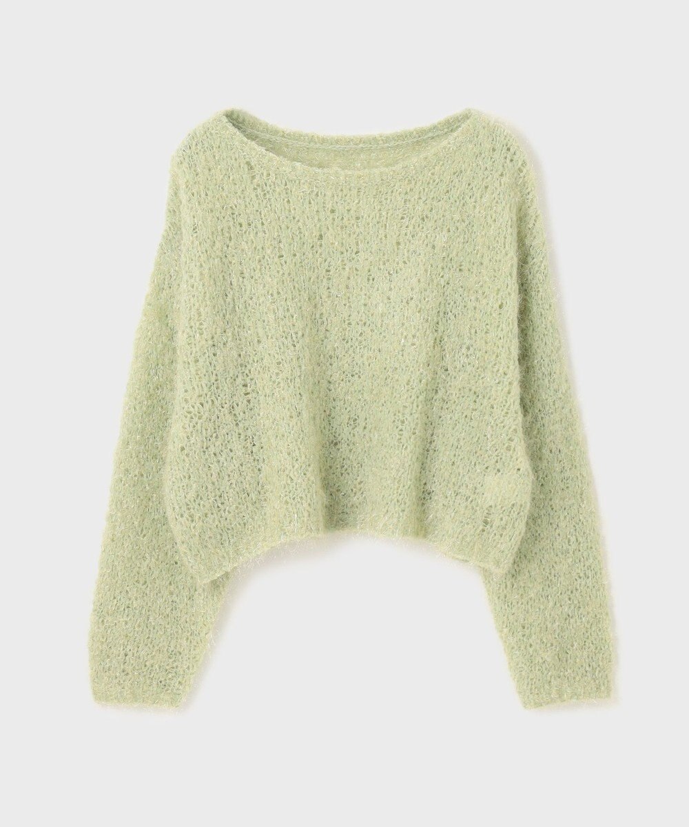 GRACE CONTINENTAL フィルムヤーンニットトップ 