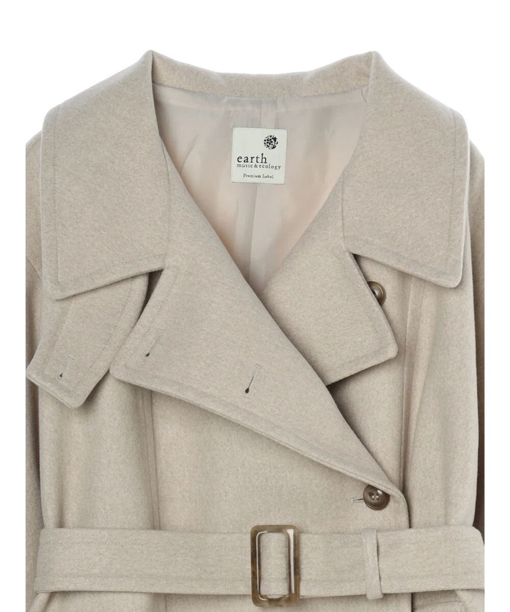 earth music&ecology ２ｗａｙカラーミドル丈コート 