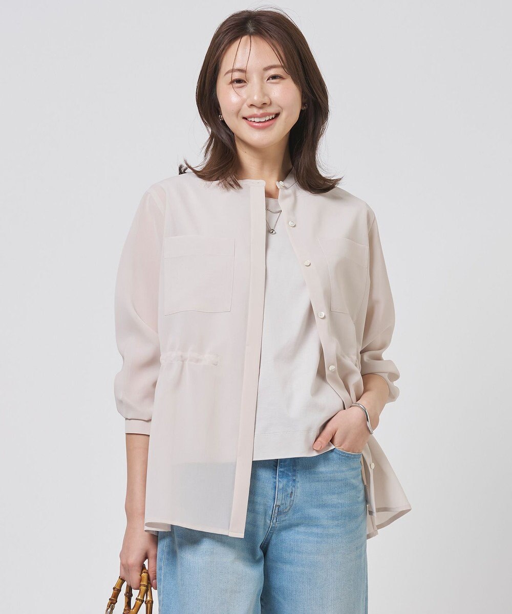 J.PRESS LADIES S RELAXION Sheer ボイル ブラウス 