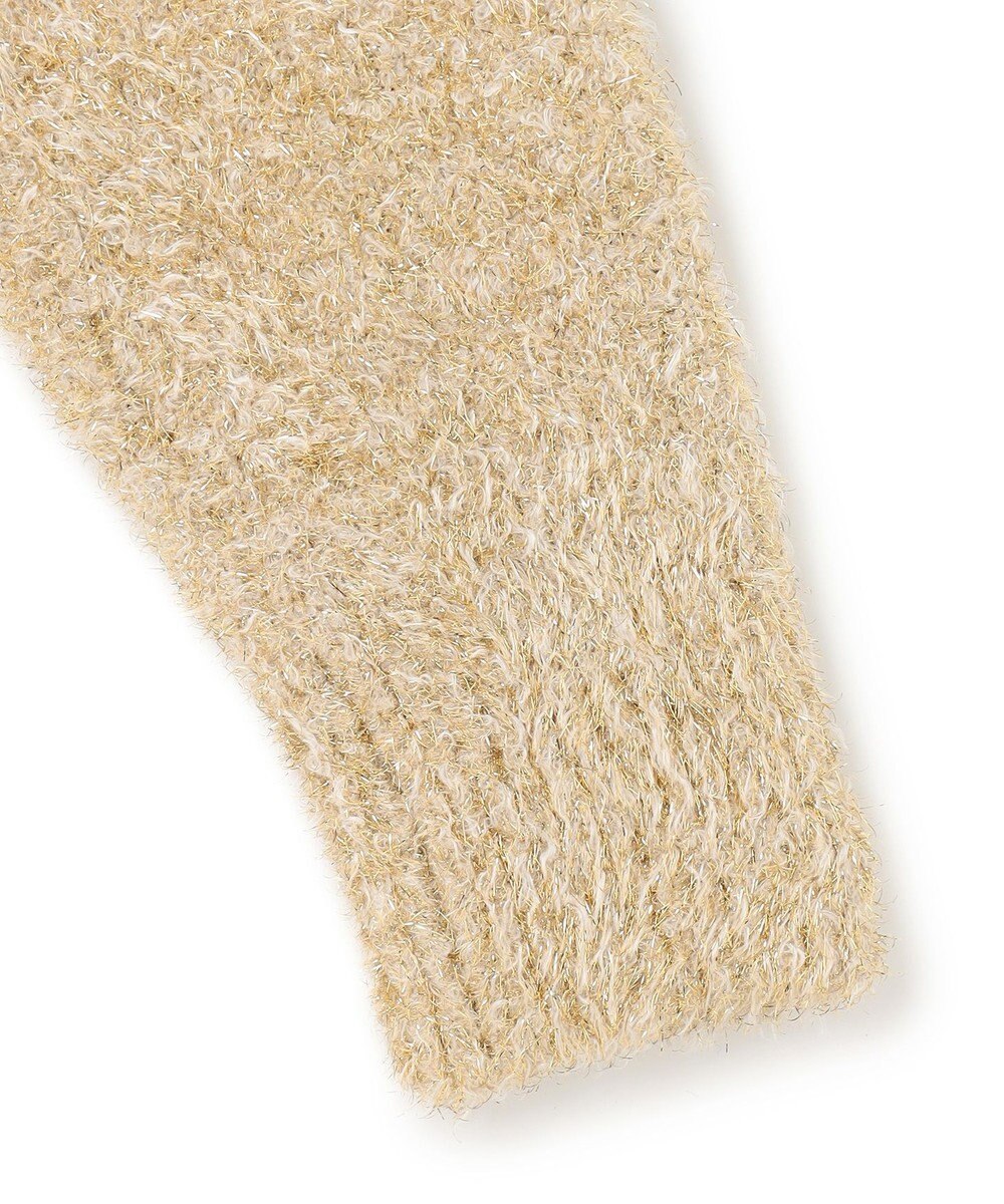 BEIGE， 【洗える】MARRONNIERS / ラメテープヤーンクルーネックニット 