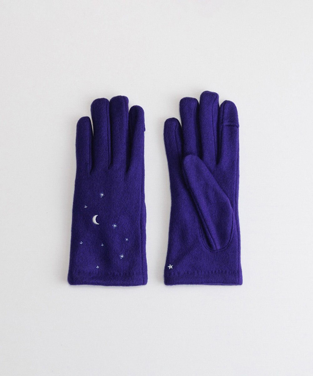 ORuKuBET 夜空刺繍ジャージグローブ(WOMEN)【タッチパネル対応】 