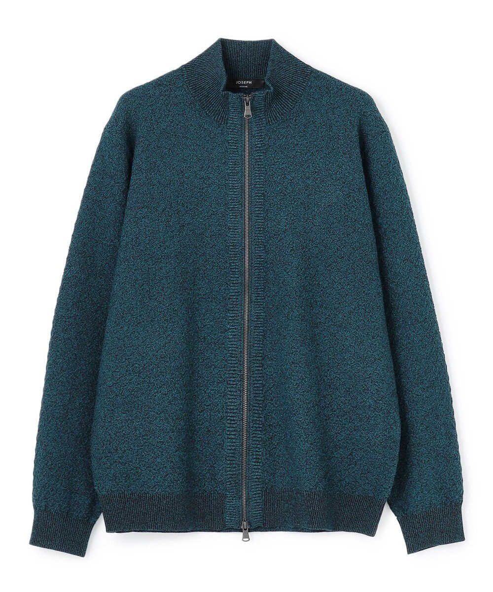 JOSEPH HOMME 【イージーケア】 ヴィスコースリンクス　ジップアップカーディガン 