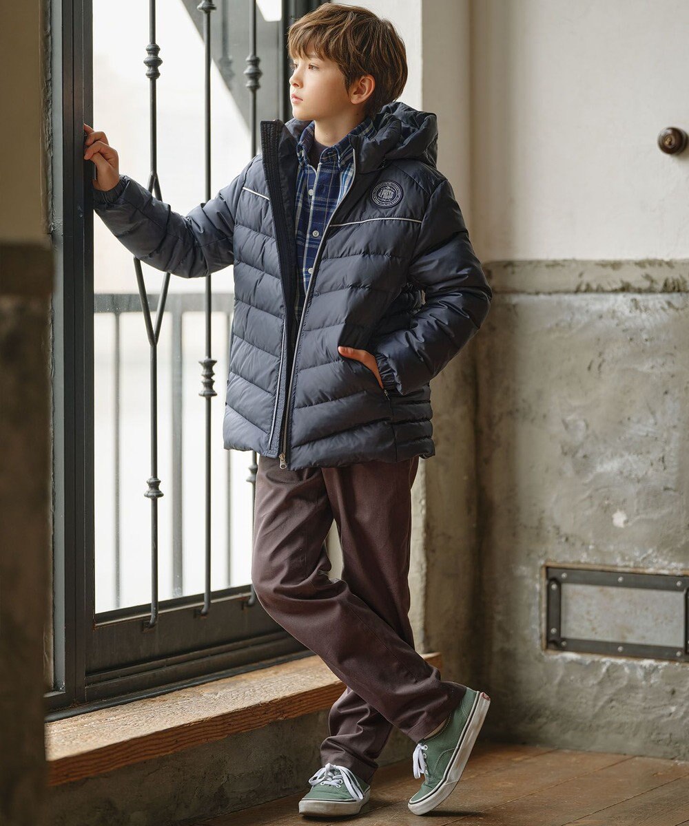 J.PRESS KIDS 【110-130cm】ポリエステルタフタ ダウンコート 